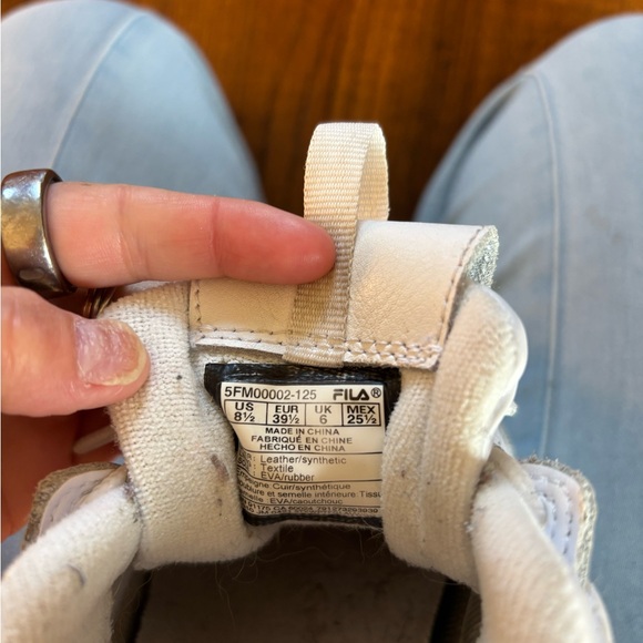 Fila disruptor platform white athletic Sneakers with Logo 8.5 - Picture 2 of 4